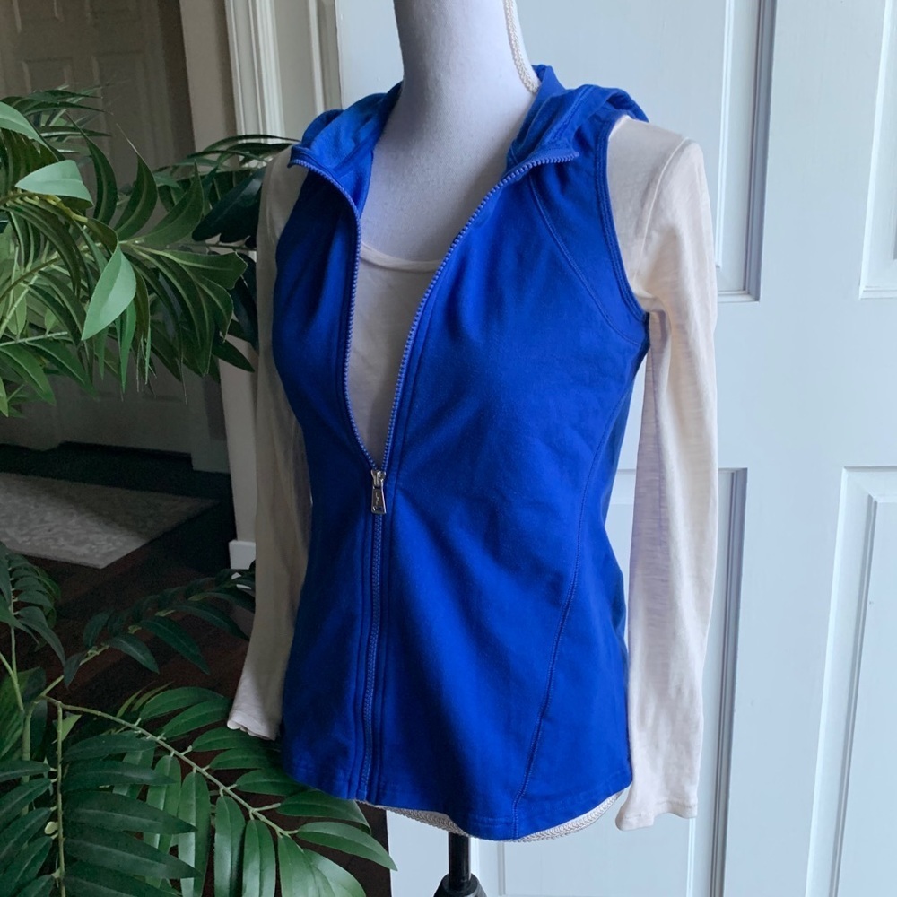 Ralph Lauren blue hoodie vest - Picture 3 of 3